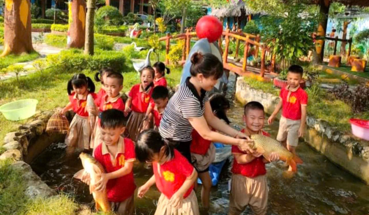 Trường Mầm non Xã Bắc Lý: Ngôi trường lấy trẻ làm trung tâm