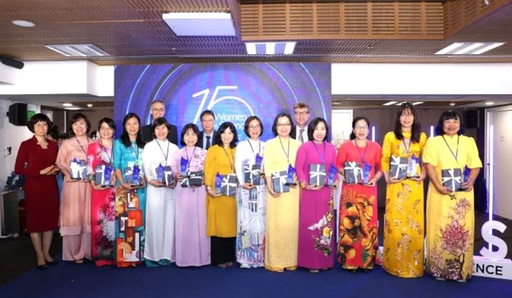 Giải thưởng “Vì sự phát triển Phụ nữ trong Khoa học” tôn vinh 38 nhà khoa học nữ