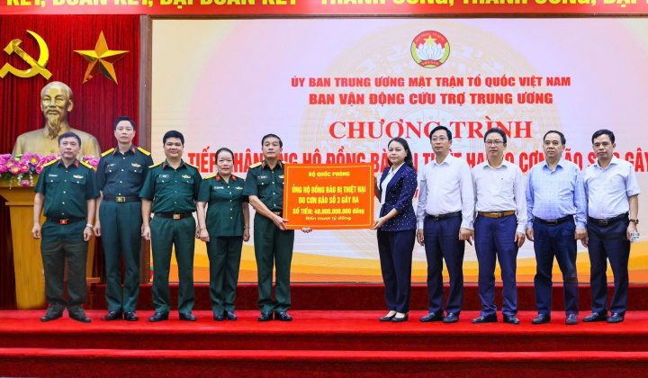 MB ủng hộ hơn 14 tỷ đồng cho đồng bào ảnh hưởng bởi bão lũ