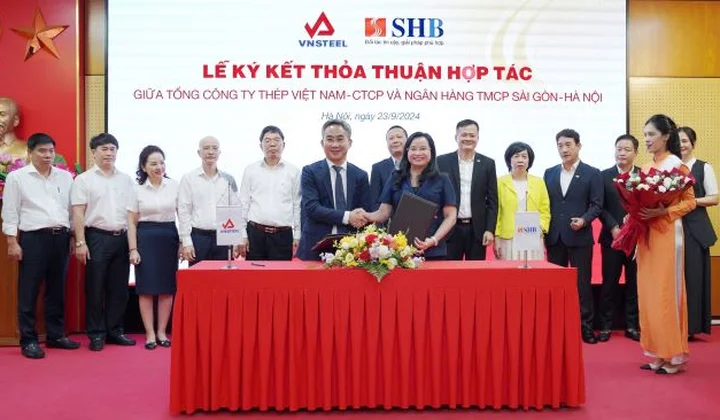 SHB và VNSTEEL chung tay đóng góp xây dựng kinh tế Việt Nam