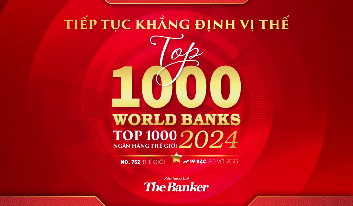 SeABank liên tục tăng hạng trong bảng xếp hạng “Top 1000 Ngân hàng thế giới”