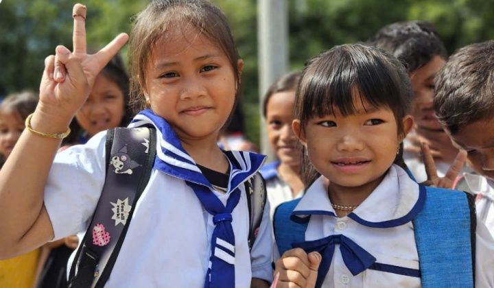 Ngôi trường nhỏ mang tên Phước Hòa-Kampong Thom