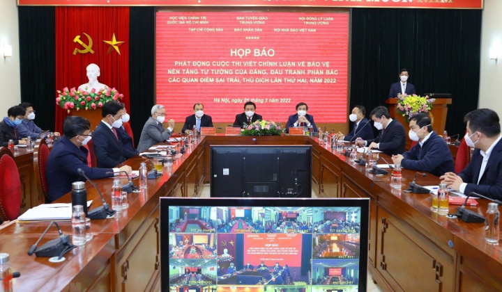 Phát động cuộc thi viết chính luận về bảo vệ nền tảng tư tưởng của Đảng năm 2022