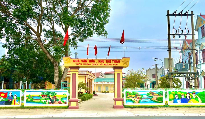 Xây dựng nông thôn mới nâng cao trên quê hương Hoằng Sơn