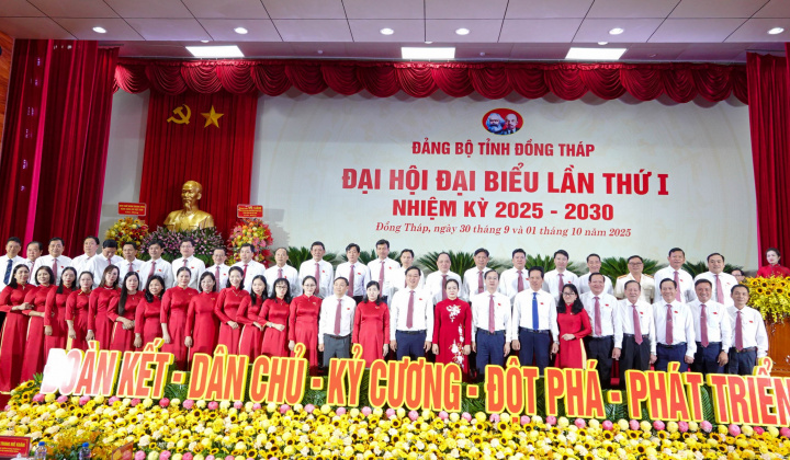 Đại hội Đảng bộ tỉnh Đồng Tháp - Bước ngoặt phát triển mới đáng kỳ vọng