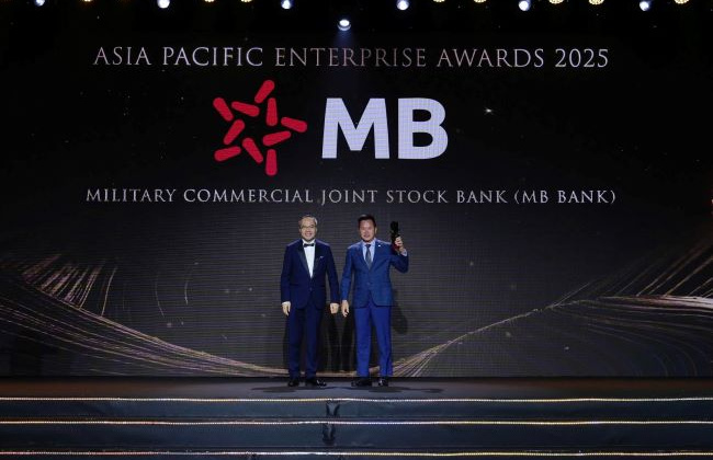 MB lần thứ sáu liên tiếp được vinh danh “Doanh nghiệp xuất sắc châu Á” năm 2025