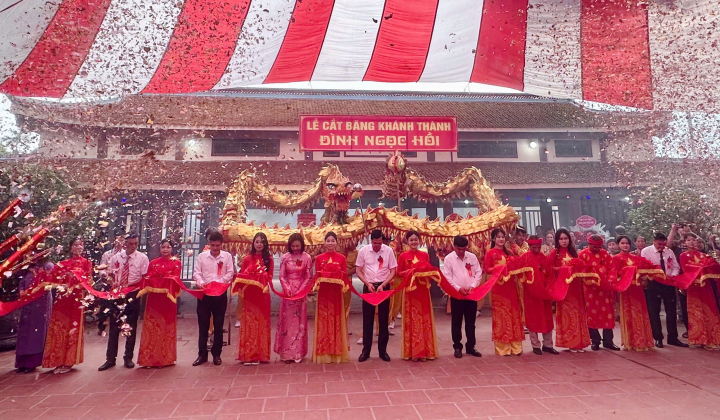 Khánh thành Đình Ngọc Hồi – Giữ hồn di sản giữa lòng quê hương đổi mới