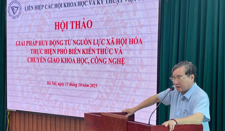 Phát huy nguồn lực xã hội trong phổ biến kiến thức khoa học & công nghệ