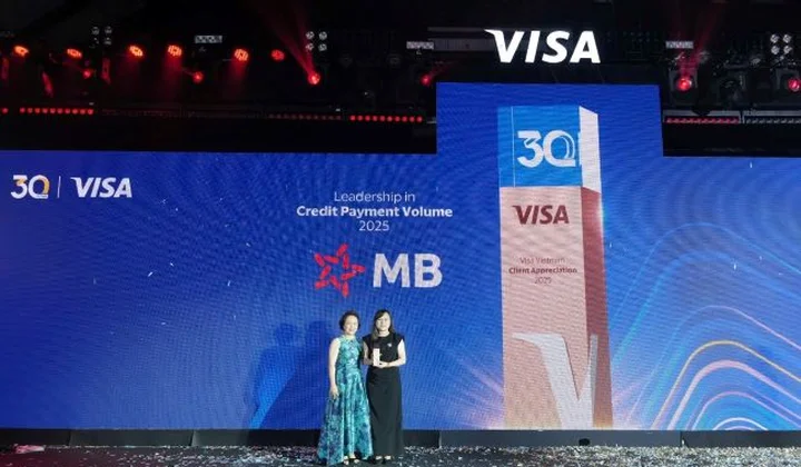 MB nhận bốn giải thưởng danh giá từ Visa
