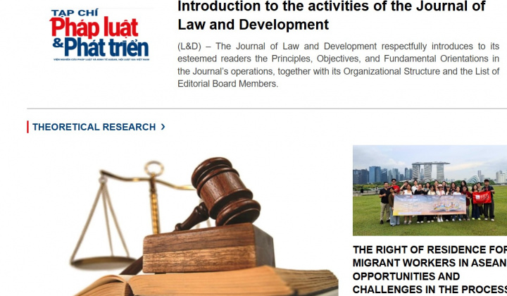 Ra mắt Tạp chí Pháp luật và Phát triển điện tử phiên bản tiếng Anh: Lan tỏa tri thức pháp lý Việt Nam ra thế giới