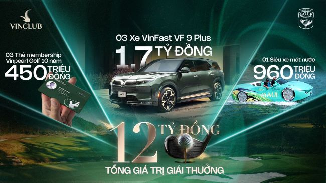 Những trải nghiệm mang phong cách hoàng gia tại VinClub Golf 2025