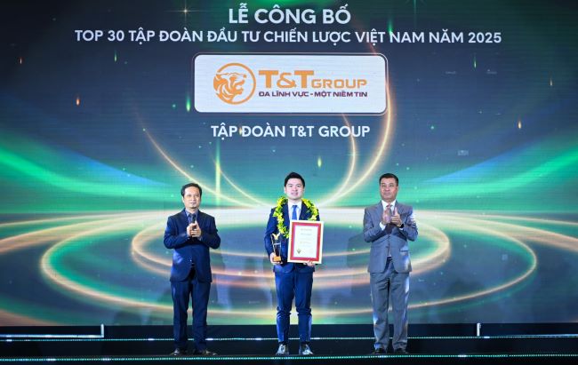 T&T Group được vinh danh Top 30 Tập đoàn Đầu tư Chiến lược Việt Nam: Dấu ấn hệ sinh thái đa ngành bền vững
