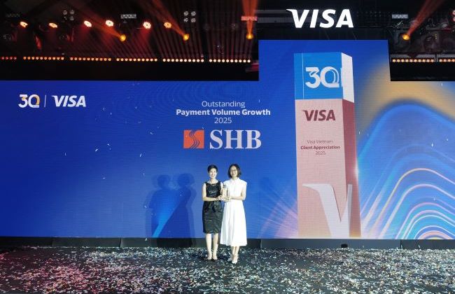 SHB lần thứ hai được VISA vinh danh “Ngôi sao tăng trưởng thẻ năm 2025”
