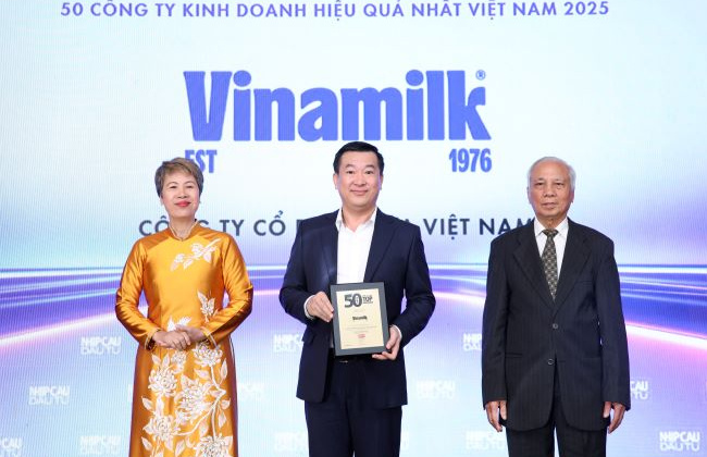 Vinamilk khẳng định bản lĩnh tiên phong qua bảng xếp hạng Top50 năm 2025