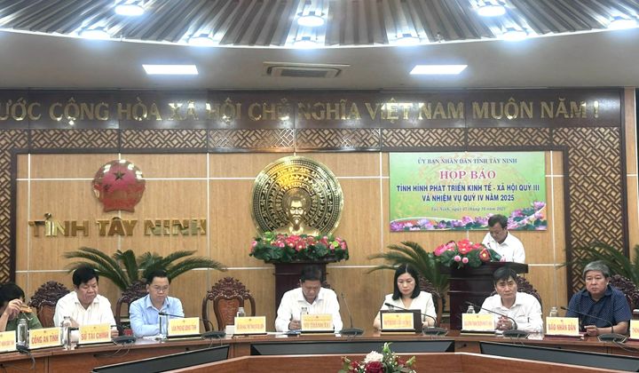Tây Ninh dẫn đầu Đông Nam Bộ về tăng trưởng kinh tế 9 tháng đầu năm 2025