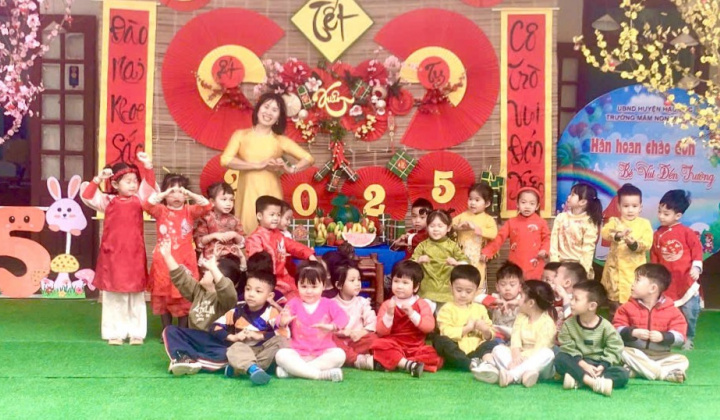 Lấy trẻ làm trung tâm – hướng đi bền vững của Trường Mầm non Minh Lộc