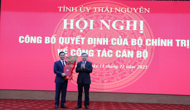 Chủ tịch UBND tỉnh Bắc Ninh giữ chức Phó Bí thư Tỉnh ủy Thái Nguyên