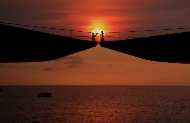 Độc nhất tại Phú Quốc: Một cây cầu của tình yêu và đính ước