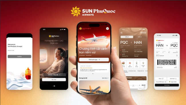Ưu đãi 20% khi đặt vé máy bay trên ứng dụng Sun PhuQuoc Airways