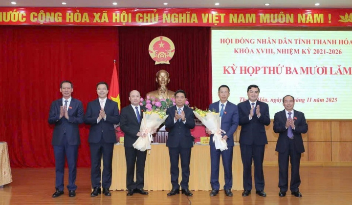 Thanh Hóa bầu bổ sung hai Phó Chủ tịch UBND tỉnh