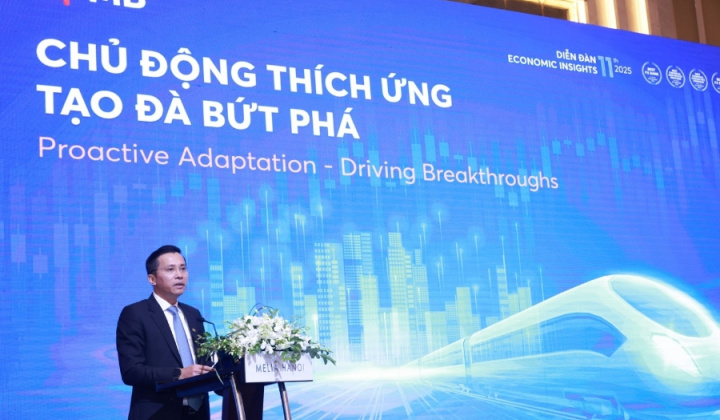 Diễn đàn MB Economic Insights 2025: Kinh tế Việt Nam có tốc độ tăng trưởng nhanh nhất khu vực
