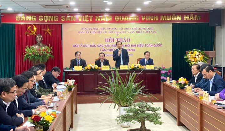 Trí thức Liên hiệp Hội Việt Nam góp ý Dự thảo Văn kiện Đại hội XIV của Đảng