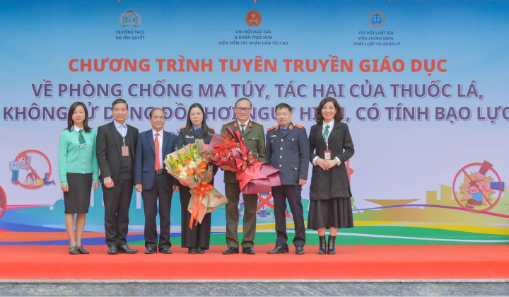 Chung tay tuyên truyền và giáo dục về phòng chống ma túy, tệ nạn xã hội tới tuổi trẻ học đường