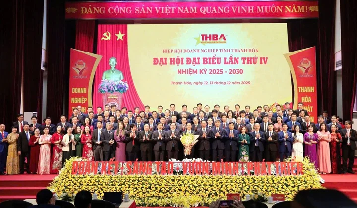 Thanh Hóa tổ chức thành công Đại hội Hiệp hội Doanh nghiệp tỉnh lần thứ IV, nhiệm kỳ 2025-2030