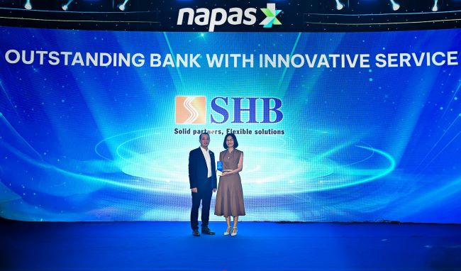 SHB – Ngân hàng xuất sắc về đổi mới sáng tạo trong thanh toán không tiền mặt