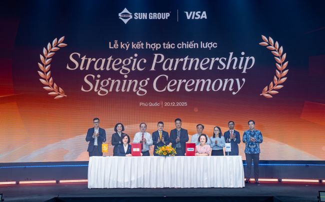 Sun Group hợp tác chiến lược toàn diện với Visa, thúc đẩy phát triển du lịch Việt Nam