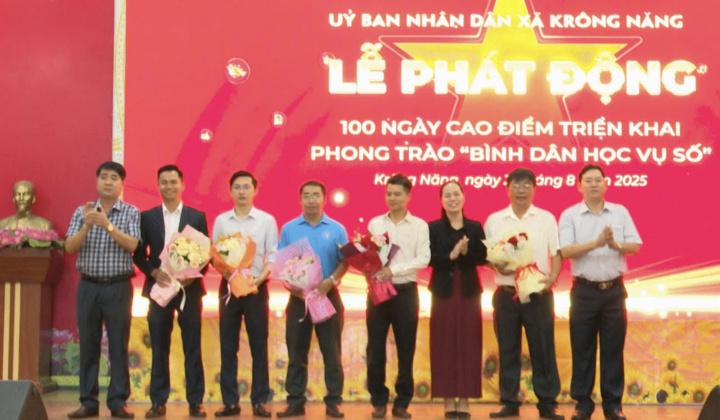 Chuyển đổi số ở xã Krông Năng: Tạo nền tảng cho chính quyền số và phát triển bền vững