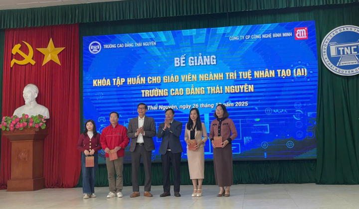 TNC bế giảng khóa tập huấn AI, đặt nền móng đào tạo nguồn nhân lực trí tuệ nhân tạo