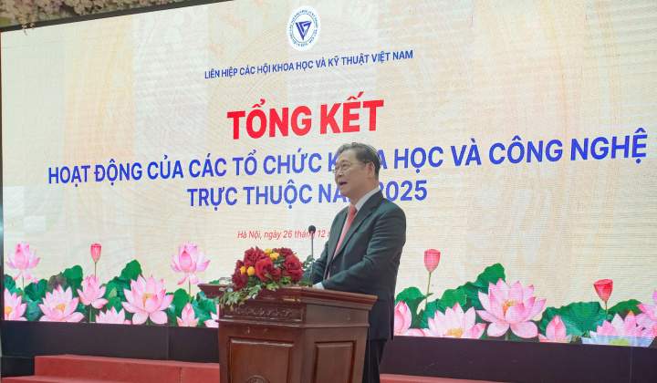 Vusta tổng kết hoạt động của các tổ chức khoa học và công nghệ trực thuộc năm 2025