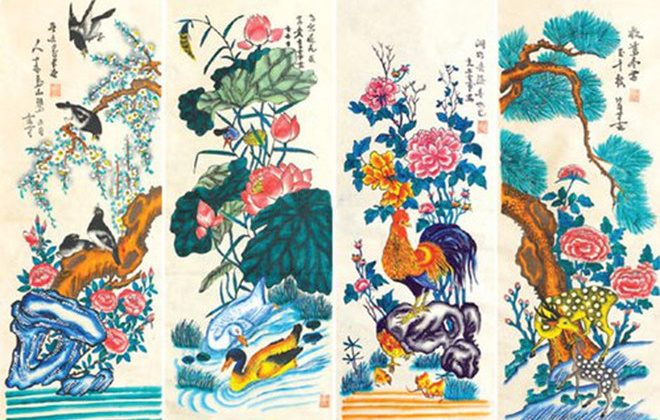 Hai dòng tranh dân gian Đồng Hồ và Hàng Trống – Nét tinh hoa văn hoá Việt Nam