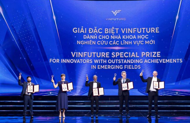 VinFuture 2025 – vinh danh Bốn công trình khoa học “Cùng vươn mình – Cùng thịnh vượng”