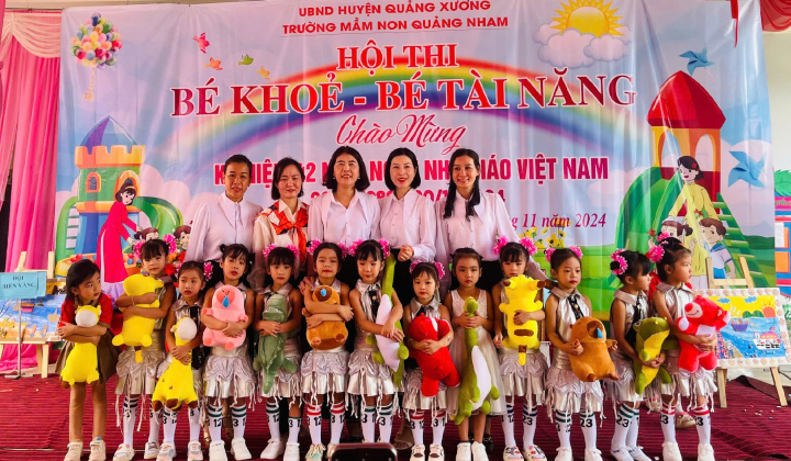 Trường Mầm non Quảng Nham: Nỗ lực vươn lên vì hạnh phúc của trẻ