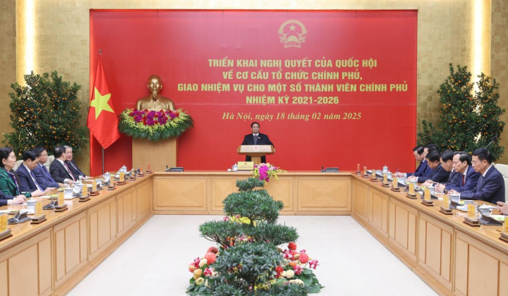 Phân công công tác của Thủ tướng và các Phó Thủ tướng Chính phủ