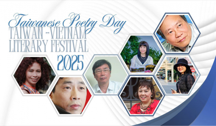 Bảy tác giả - học giả Việt Nam dự Ngày thơ Đài Loan lần 3 và Liên hoan văn thơ Việt Nam - Đài Loan 2025