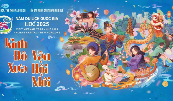 Official poster for Hue National Tourism Year 2025 unveiled