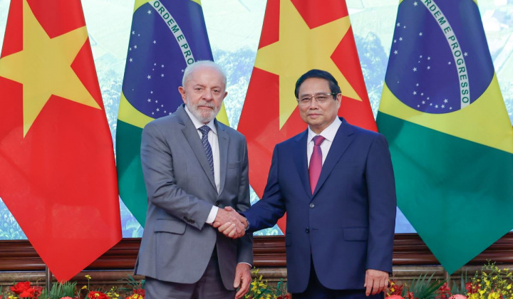 Việt Nam - Brazil: Quyết tâm đưa thương mại song phương lên 15 tỷ USD vào năm 2030