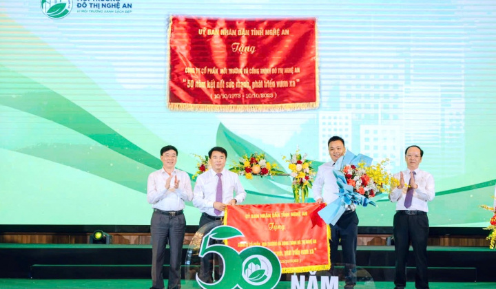Công ty CP Môi trường và Công trình Đô thị Nghệ An: Phấn đấu trở thành đơn vị dẫn đầu trong bảo vệ môi trường Khu vực Bắc Trung Bộ