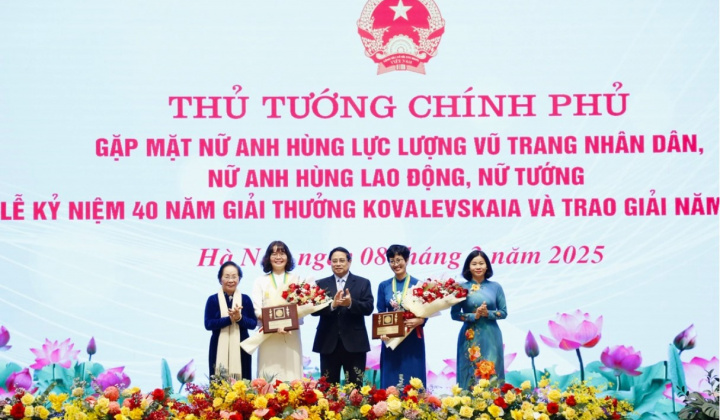 Giải thưởng Kovalevskaia năm 2024 tôn vinh 2 nhà khoa học