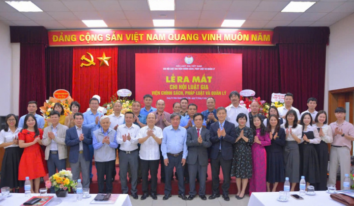 Lễ ra mắt Chi hội Luật gia Viện Chính sách, Pháp luật và Quản lý