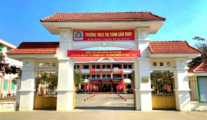 Trường THCS Thị trấn Cẩm Thuỷ: Đơn vị giáo dục tiêu biểu của huyện miền núi xứ Thanh