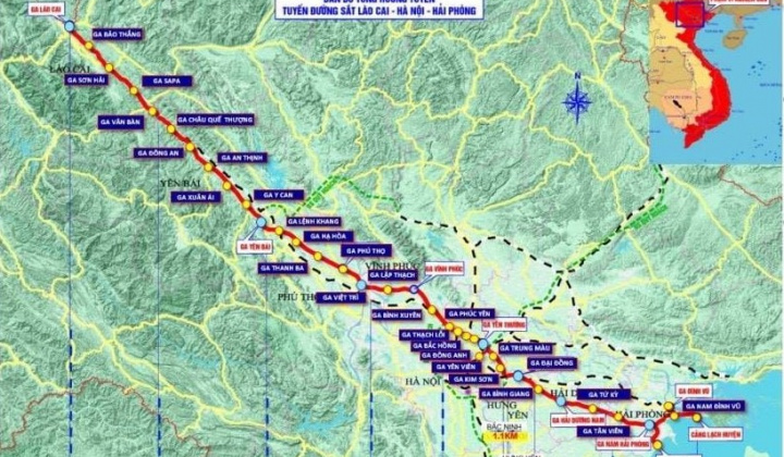 Triển khai các nhiệm vụ để khởi công xây dựng đường sắt Lào Cai - Hà Nội - Hải Phòng