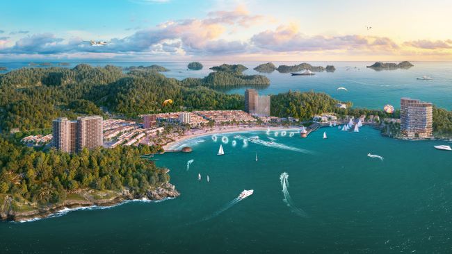 Sun Group ra mắt “bộ sưu tập” 293 mẫu nhà phố Xanh Boutique độc bản tại Cát Bà