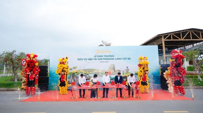 Sun Group chính thức khai trương dịch vụ vận tải Sun Paradise Land Cát Bà