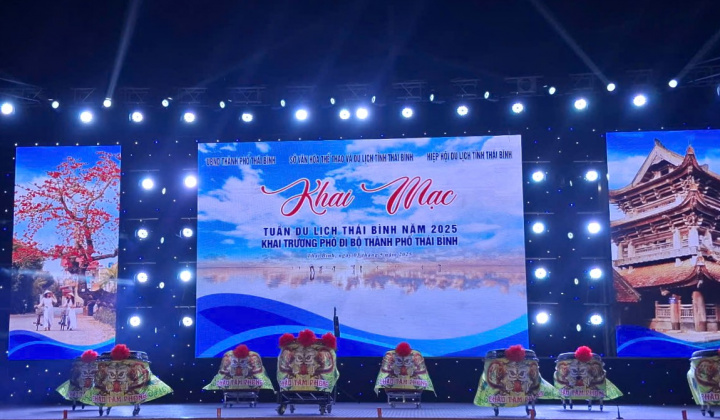 Khai mạc Tuần du lịch 2025 tỉnh Thái Bình