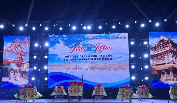 Khai mạc Tuần du lịch 2025 tỉnh Thái Bình