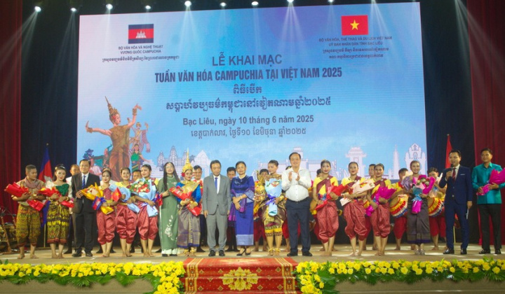 Bạc Liêu: Khai mạc 'Tuần văn hóa Campuchia' tại Việt Nam năm 2025